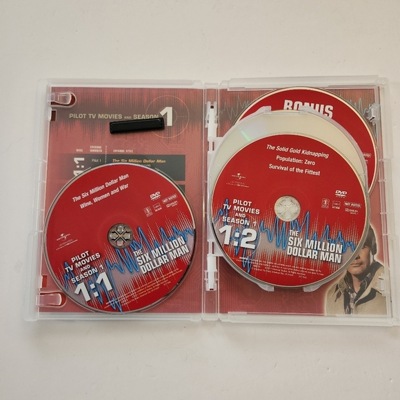 The Six Million Dollar Man: Pilot TV Show Movies and Season 1 (DVD, 1974) - Picture 4 of 5